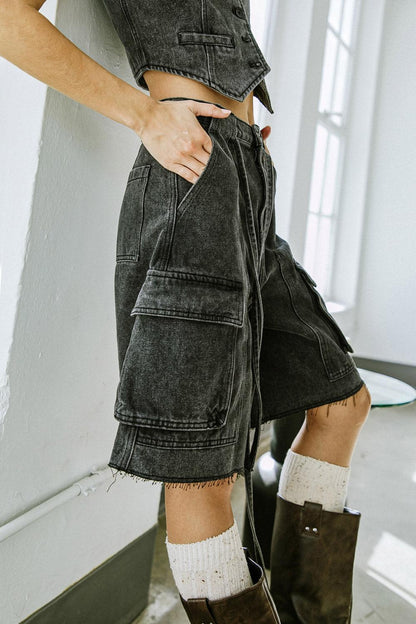 A BETTER DAY DENIM SHORTS Flying Tomato
