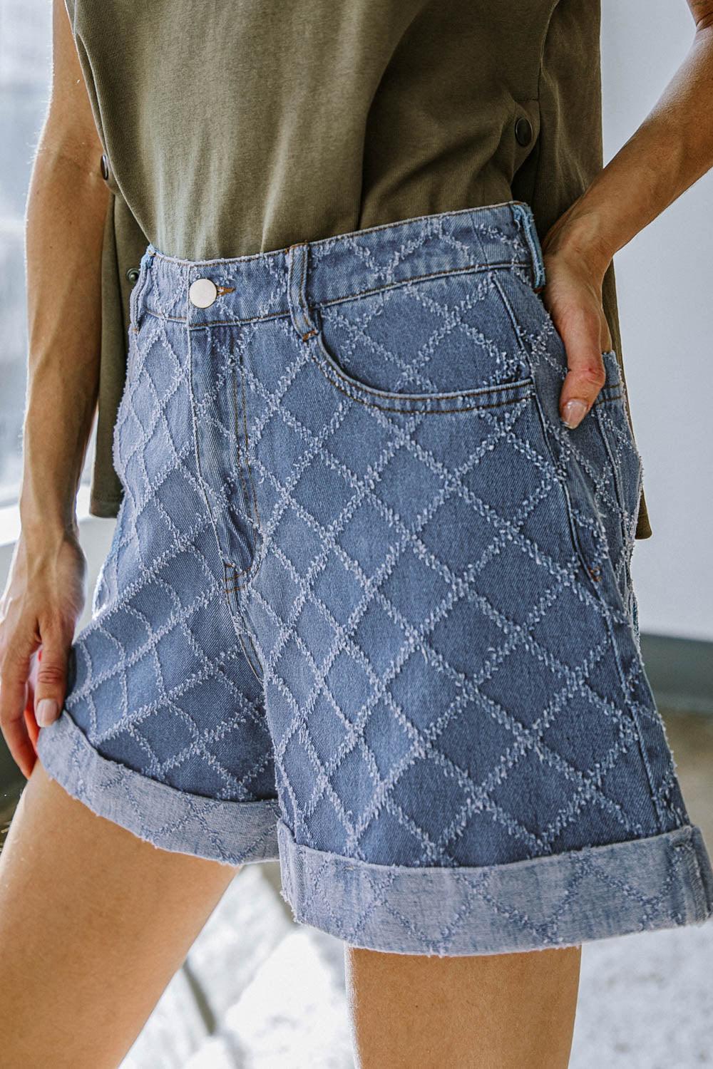 MEET ME THERE DENIM SHORT Flying Tomato