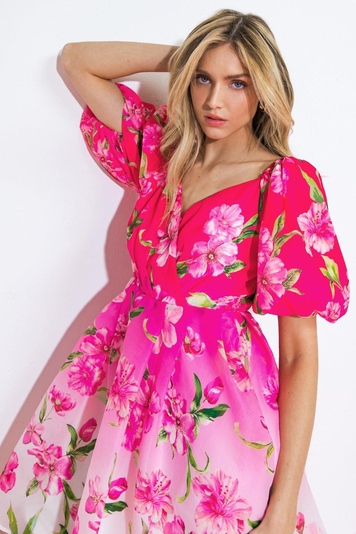 GOTTA GET READY WOVEN MINI DRESS Flying Tomato