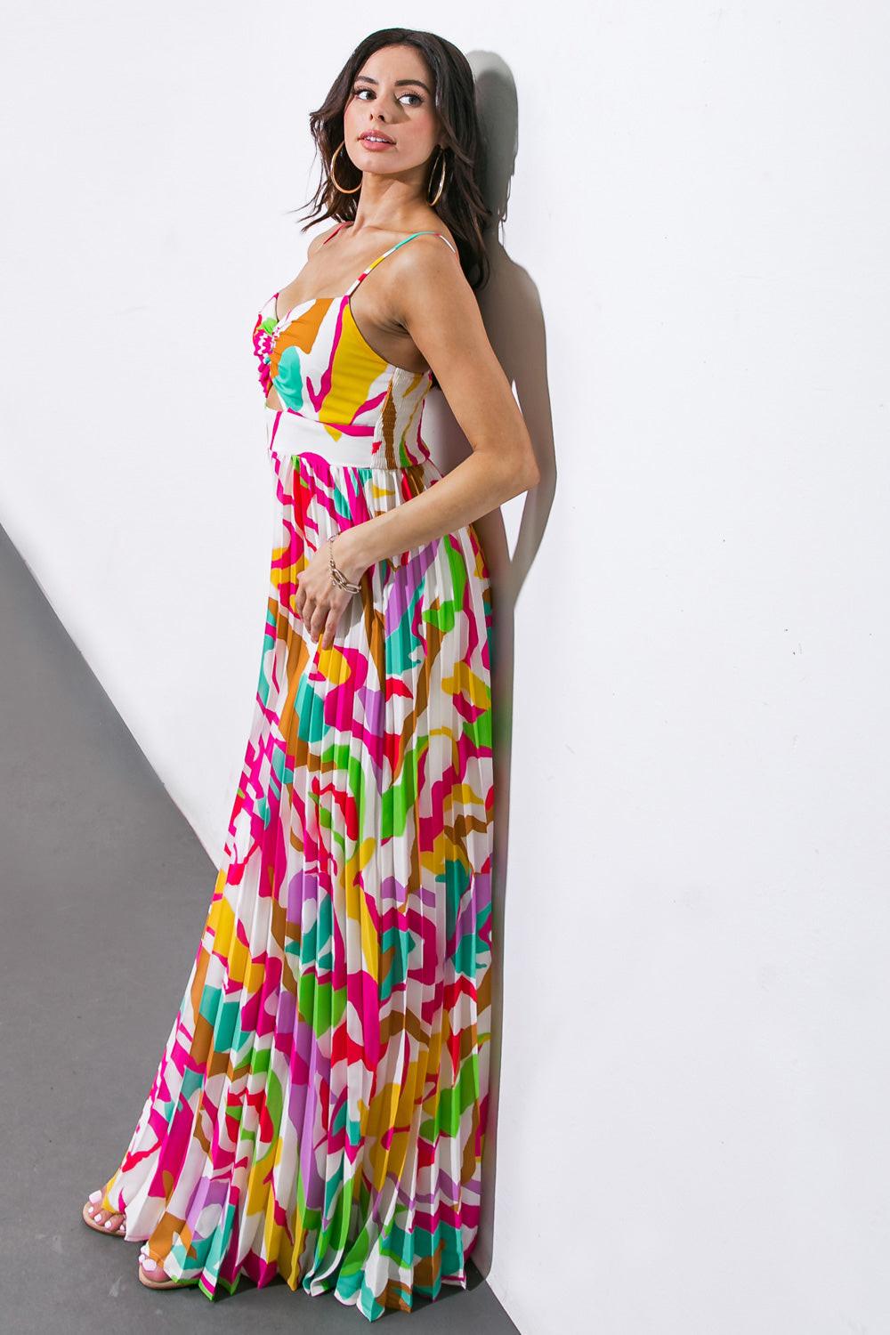UP TO CHANCE WOVEN MAXI DRESS Flying Tomato