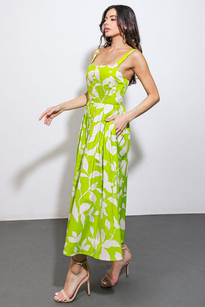 A PASSIONATE HEART WOVEN MIDI DRESS Flying Tomato