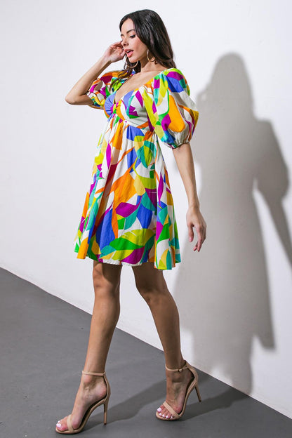 MEANT FOR YOU WOVEN MINI DRESS Flying Tomato