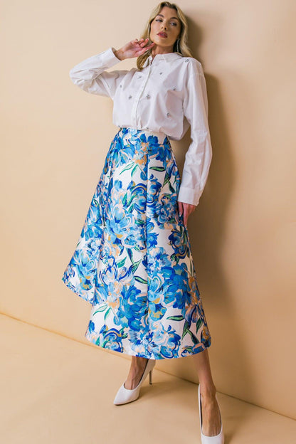 LIMITLESS RADIANCE WOVEN SKIRT Flying Tomato