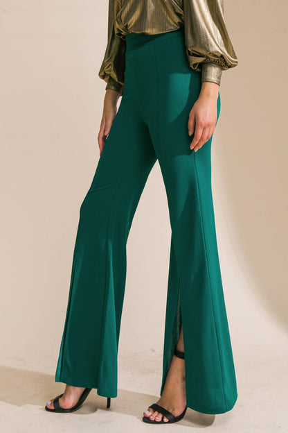 HEY DARLING WOVEN FLARE PANTS Flying Tomato