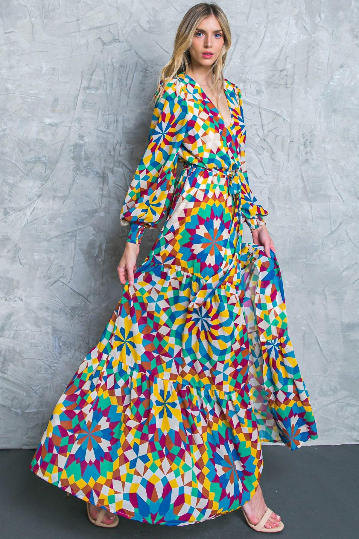 EVERYTHING I LOVE WOVEN MAXI DRESS Flying Tomato