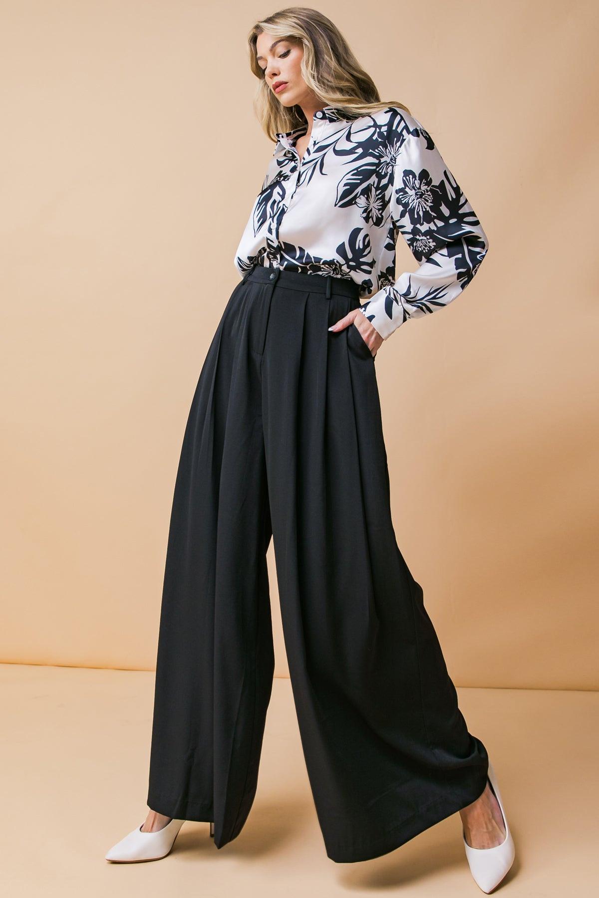 THROW IT BACK WOVEN PANTS Flying Tomato