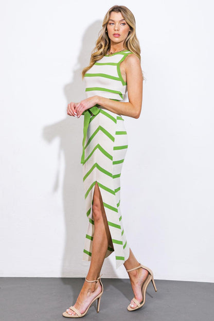 WHEN YOU'RE READY SWEATER MIDI DRESS Flying Tomato
