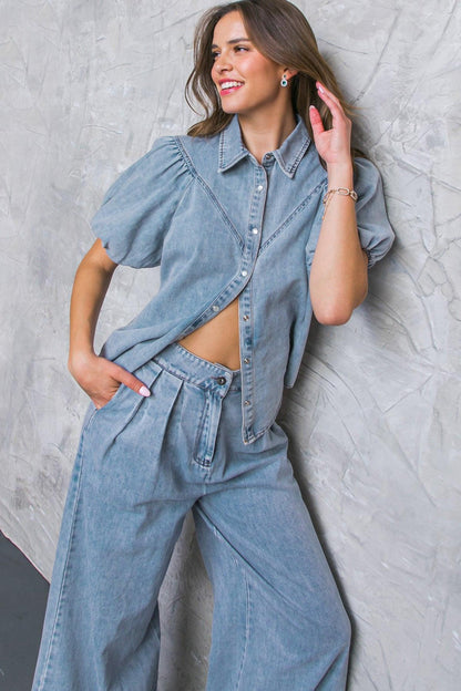 BE MY BABY ACID WASHED TOP Flying Tomato