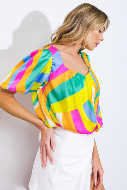 BEAUTIFUL MELODY WOVEN TOP Flying Tomato