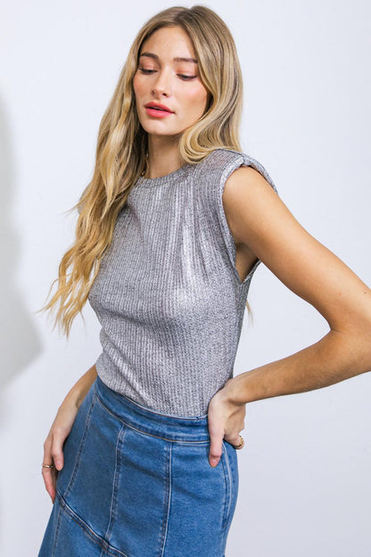 STYLE FILE RIBBED KNIT TOP Flying Tomato