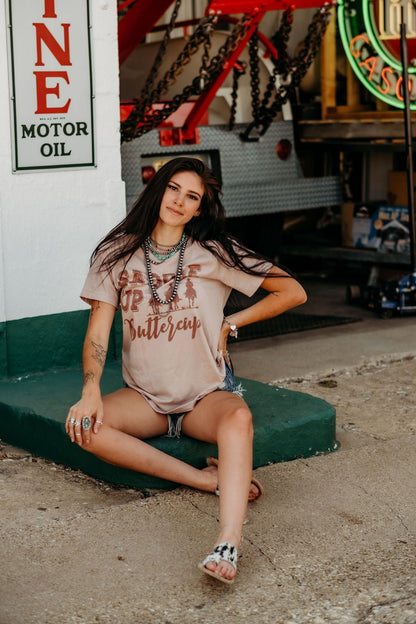 Saddle Up Buttercup Graphic Tee Wild Junkie