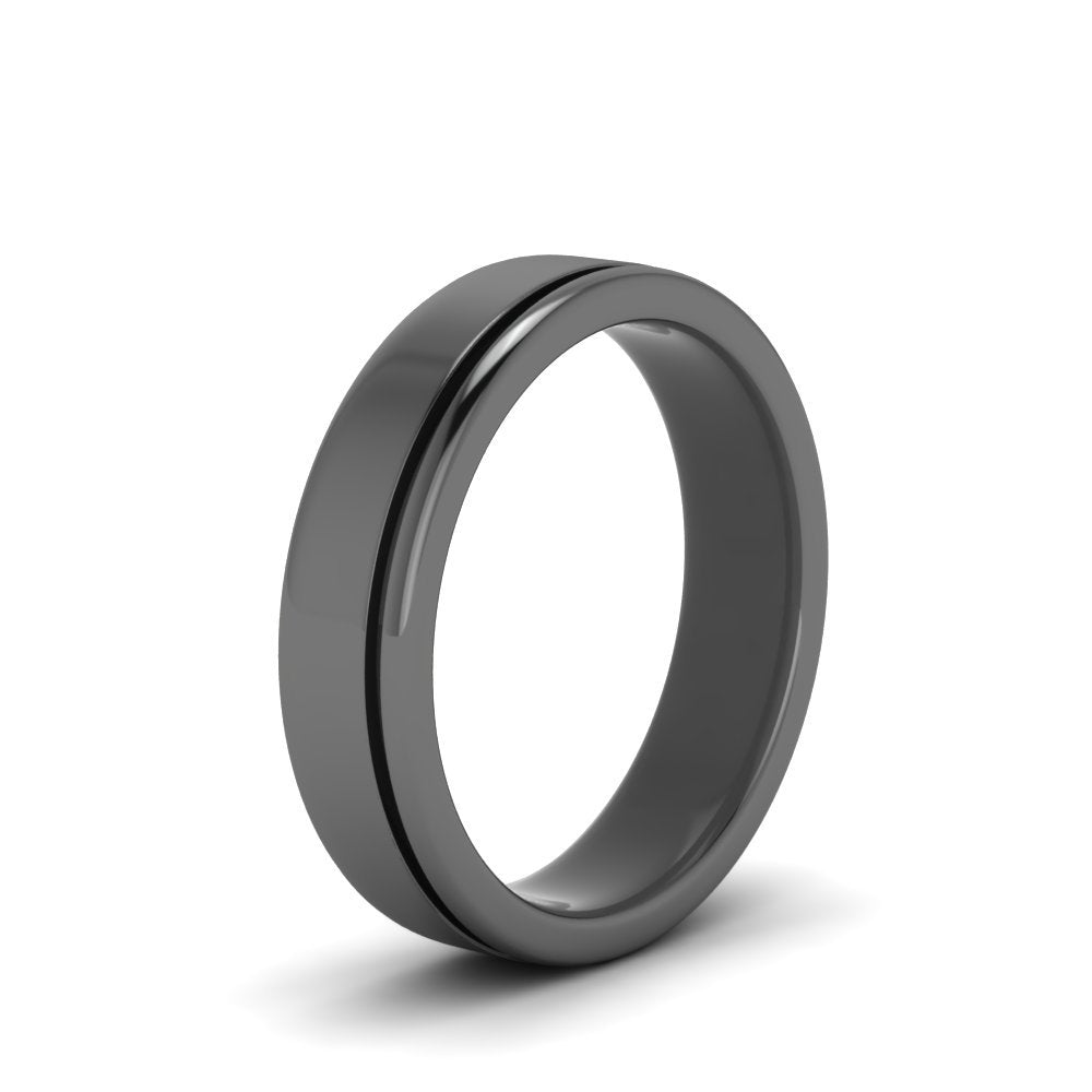 Satin Inlay Wedding Rings Fascinating Diamonds
