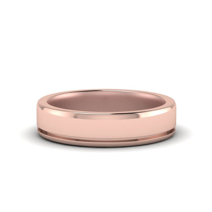 Satin Inlay Wedding Rings Fascinating Diamonds