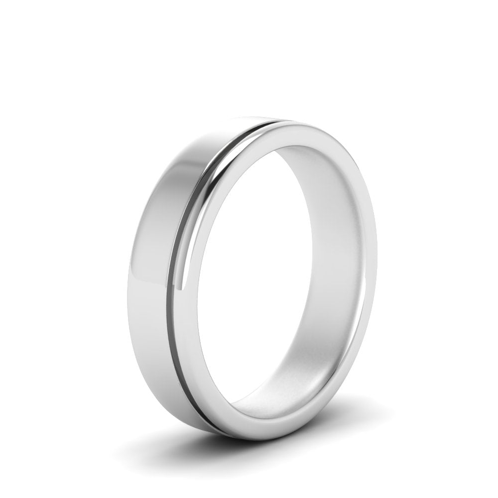 Satin Inlay Wedding Rings Fascinating Diamonds