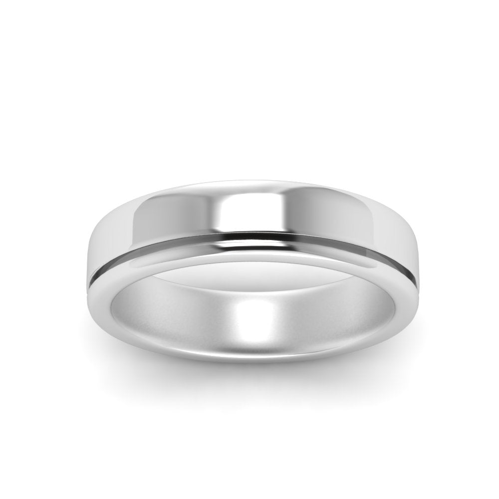 Satin Inlay Wedding Rings Fascinating Diamonds