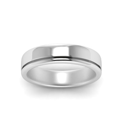 Satin Inlay Wedding Rings Fascinating Diamonds