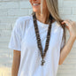 Dark Brown Lanyard Ivy + Cloth