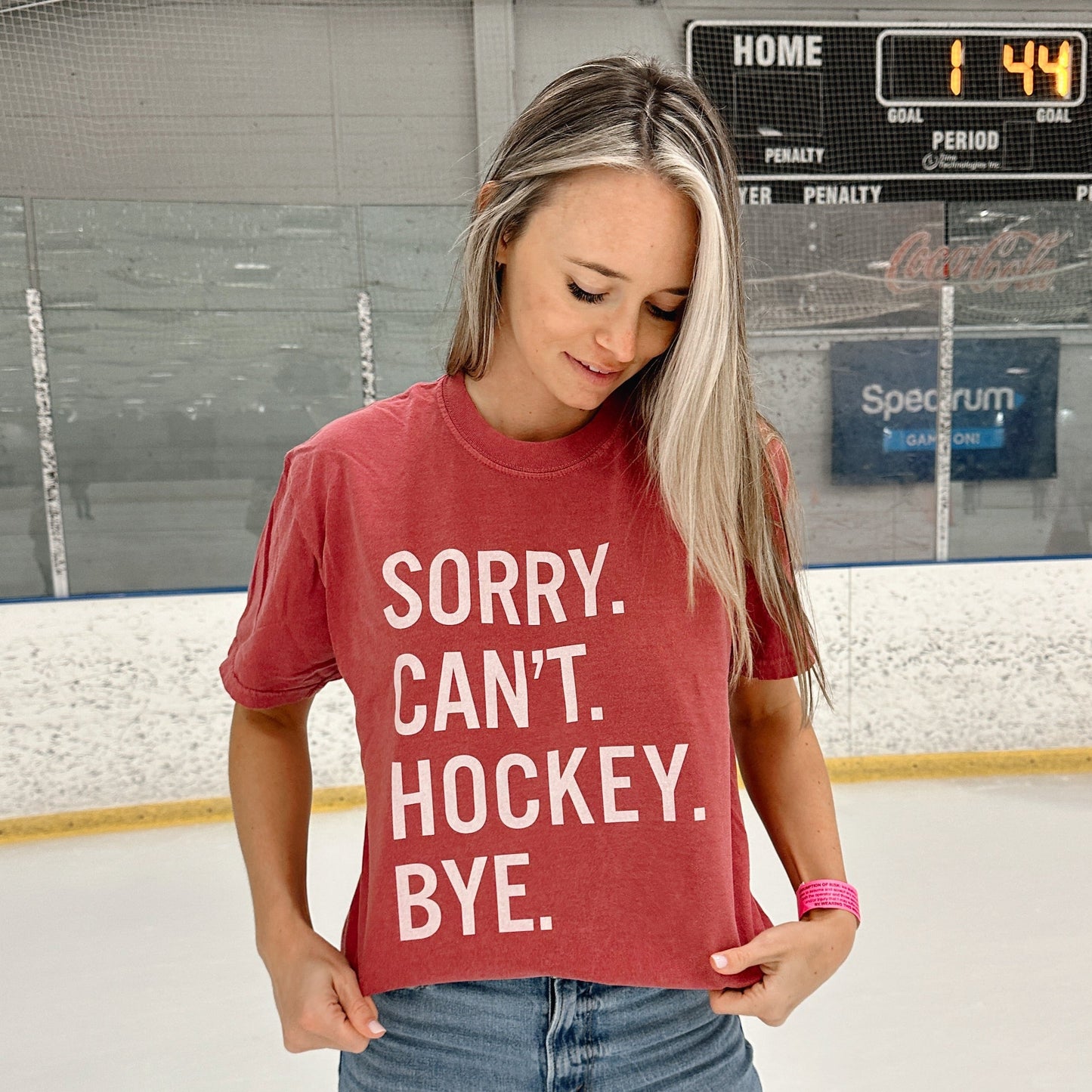Sorry Can't Hockey Bye Ivy + Cloth