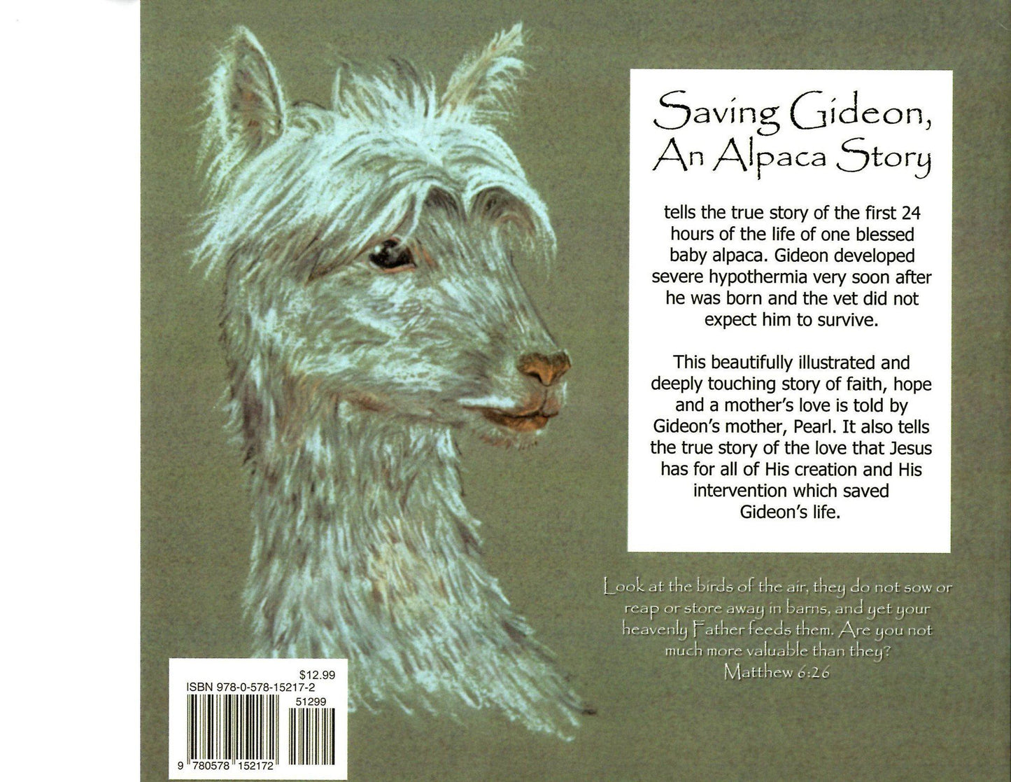 Saving Gideon - An Alpaca Story Book Purely Alpaca