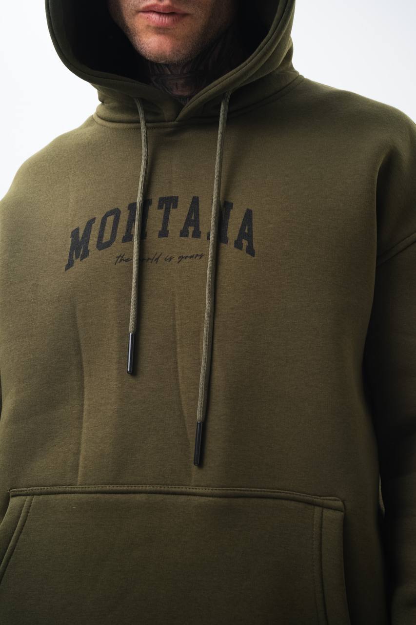 Oversize 'Scarface' Hoodie - Tony Montana Graphic Sweatshirt 'The World is Yours' Withinblack
