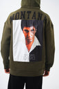 Oversize 'Scarface' Hoodie - Tony Montana Graphic Sweatshirt 'The World is Yours' Withinblack