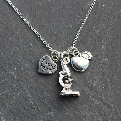 Science Teacher Necklace Princess Awesome & Boy Wonder