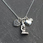 Science Teacher Necklace Princess Awesome & Boy Wonder
