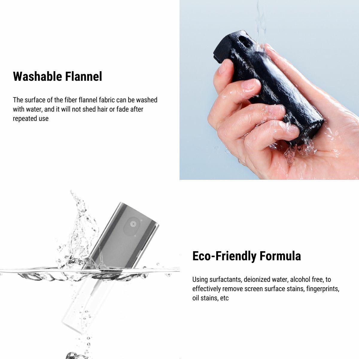 2-in-1 Screen Cleaner & Phone Stand | No Liquid | Microfiber | Streak-Free Tesery Official Store