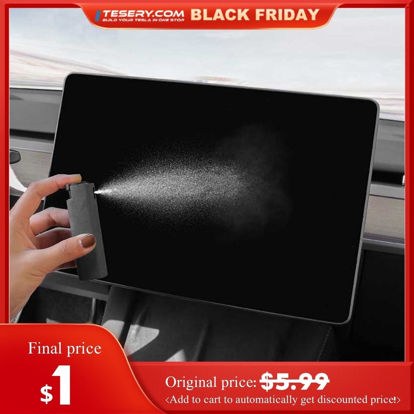 2-in-1 Screen Cleaner & Phone Stand | No Liquid | Microfiber | Streak-Free Tesery Official Store