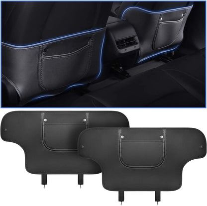 Seat Back Kick Protector for Model 3/Y | Storage Pockets | Easy Clean | TESERY Tesery Official Store