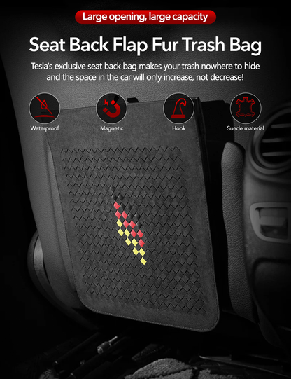 Seat Back Sunde Trash Bag for Tesla Tesery Official Store