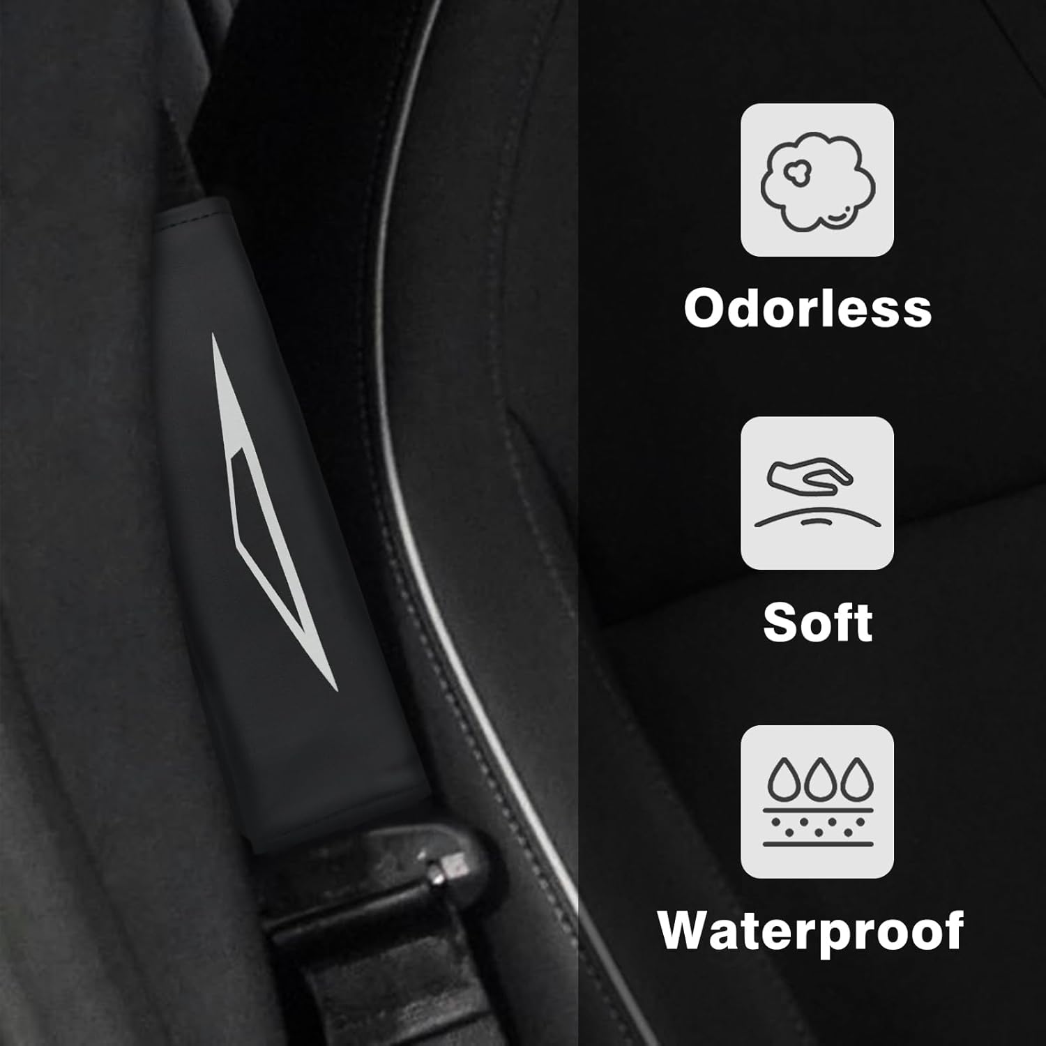 Seat Belt Pads for Cybertruck (2 PCS) Tesery Official Store