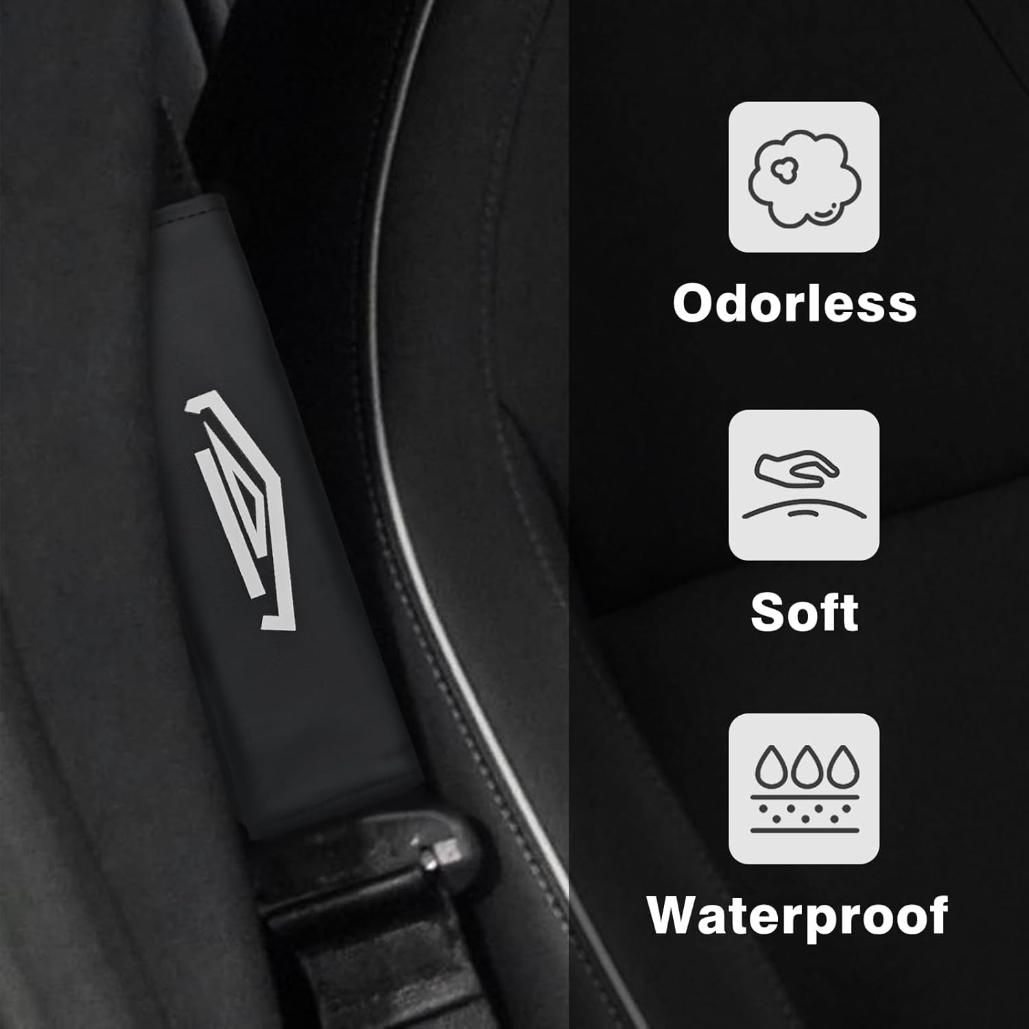 Seat Belt Pads for Cybertruck (2 PCS) Tesery Official Store