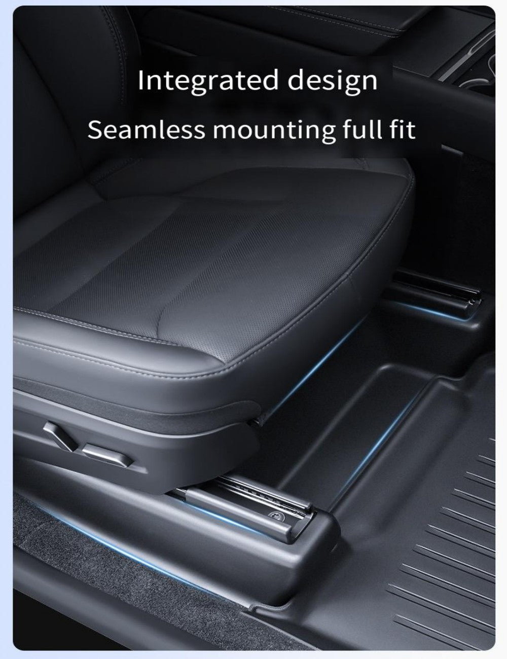 Seat Slide Rail Anti-Kick Guards for Model Y Juniper (5PCS) | TESERY Tesery Official Store
