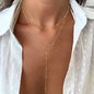 Sexy Tribal Style Iron Chain with Dangling Tassel Pendant