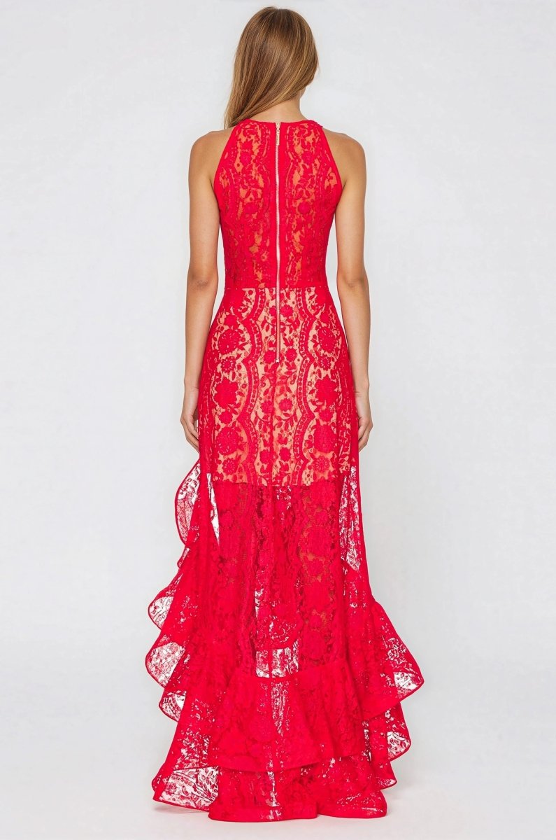Sicilia Midi Dress – Red XO, Tina