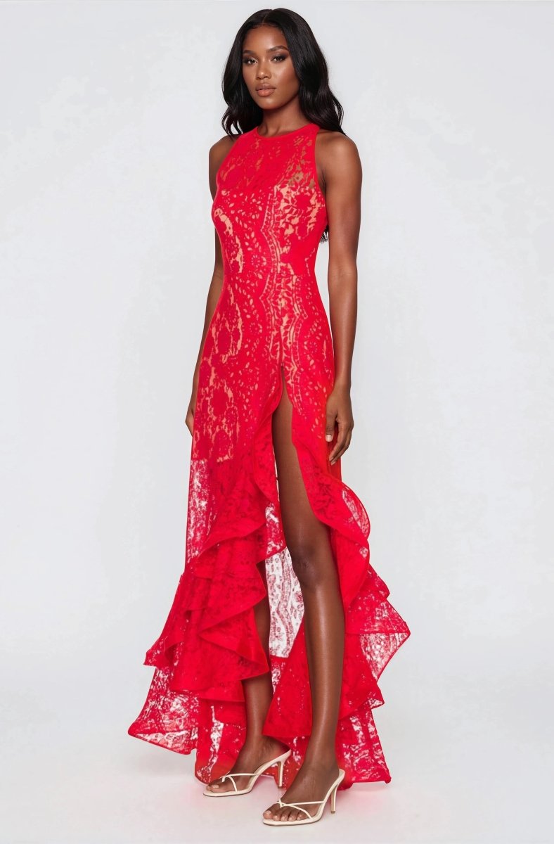 Sicilia Midi Dress – Red XO, Tina