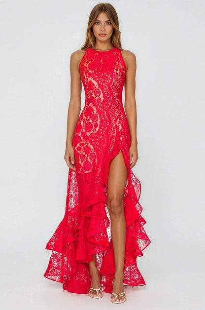 Sicilia Midi Dress – Red XO, Tina