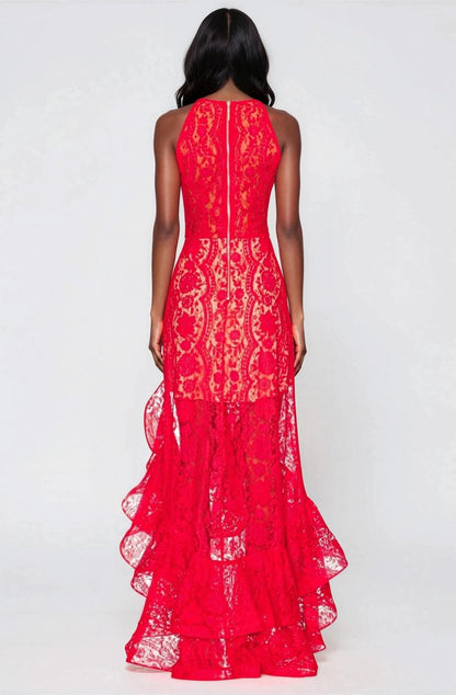 Sicilia Midi Dress – Red XO, Tina
