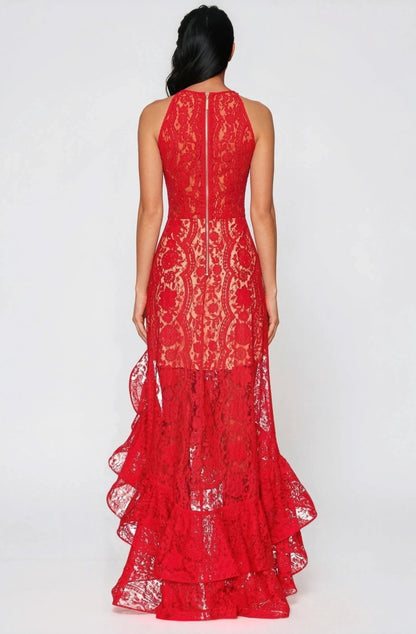 Sicilia Midi Dress – Red XO, Tina