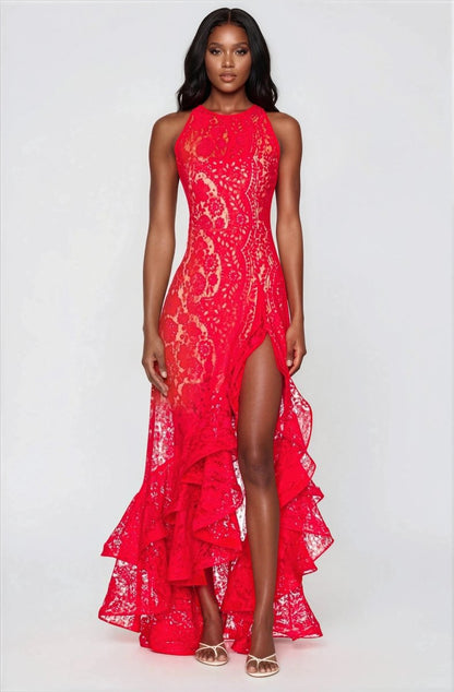 Sicilia Midi Dress – Red XO, Tina