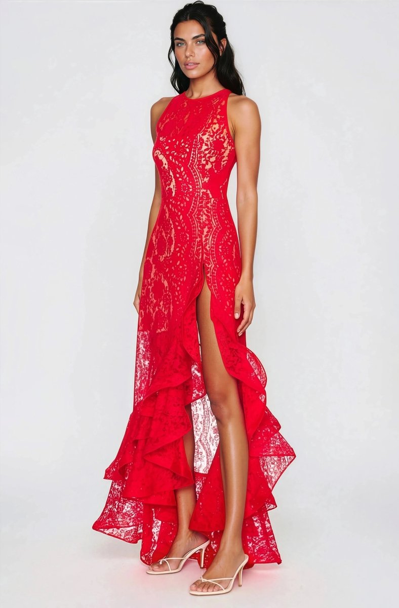 Sicilia Midi Dress – Red XO, Tina