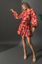 ONE THAT GOT AWAY WOVEN MINI DRESS Flying Tomato