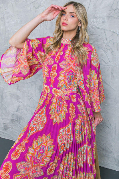 COVERED BY LOVE WOVEN MAXI DRESS Flying Tomato