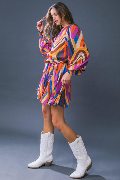 PALOMA PARTY WOVEN MINI DRESS Flying Tomato
