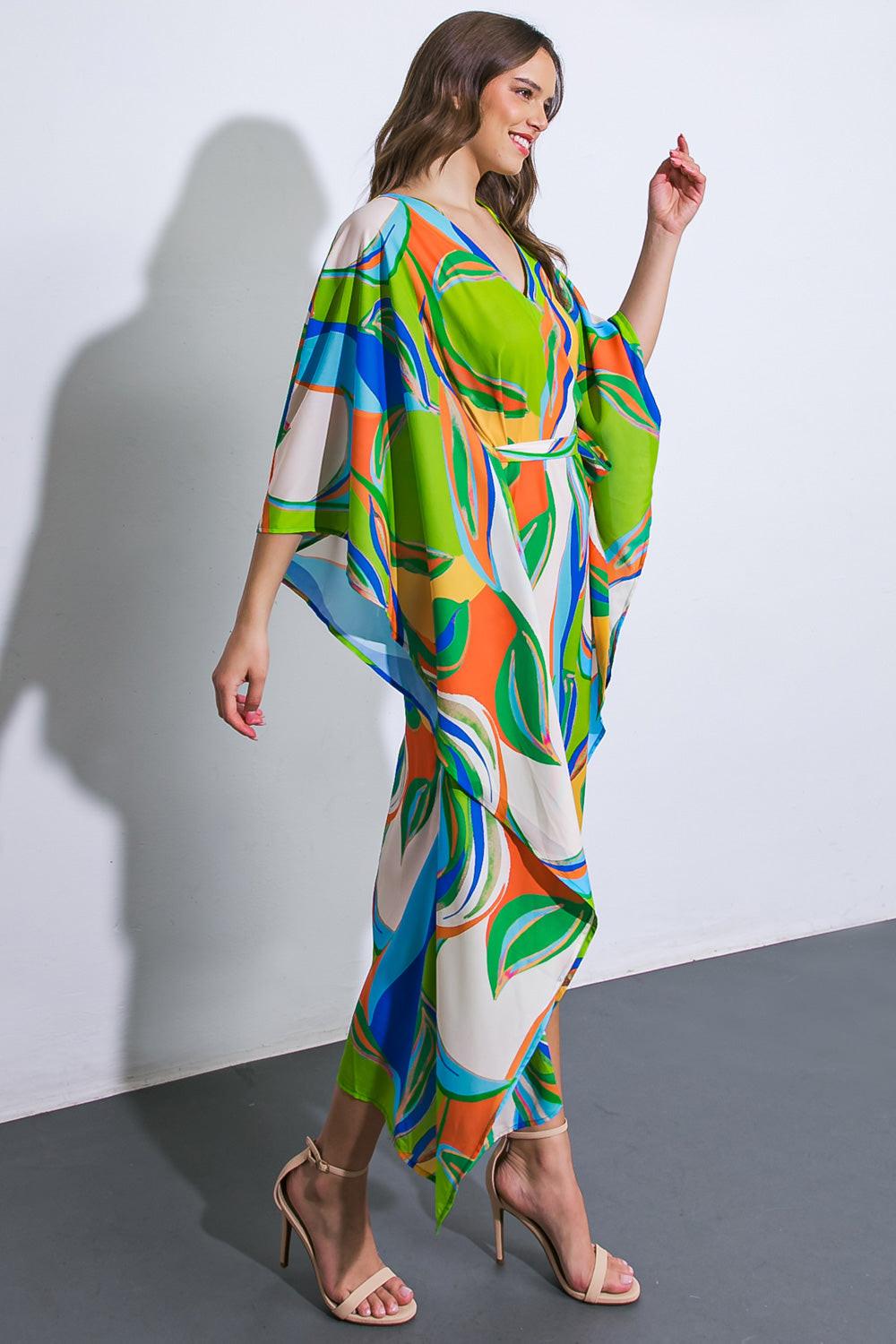 A BEAUTIFUL SIGHT WOVEN KAFTAN DRESS Flying Tomato
