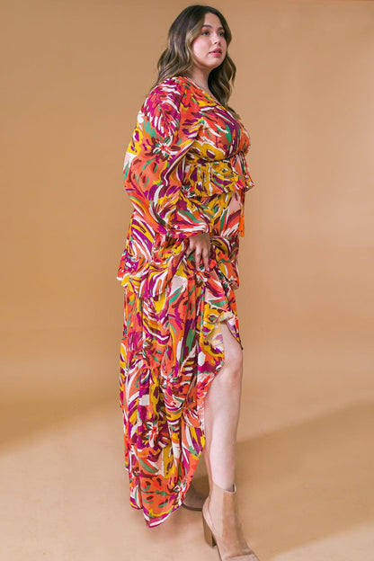 WONDERFUL SOUL WOVEN MAXI DRESS Flying Tomato