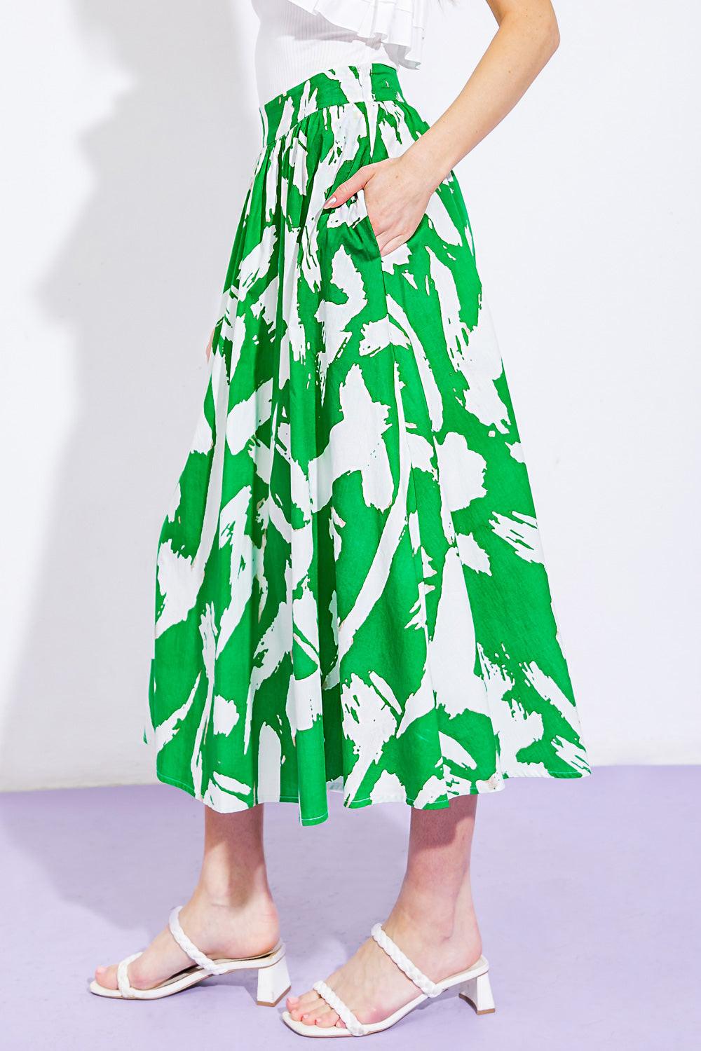 HAPPY TO BE HERE WOVEN SKIRT Flying Tomato