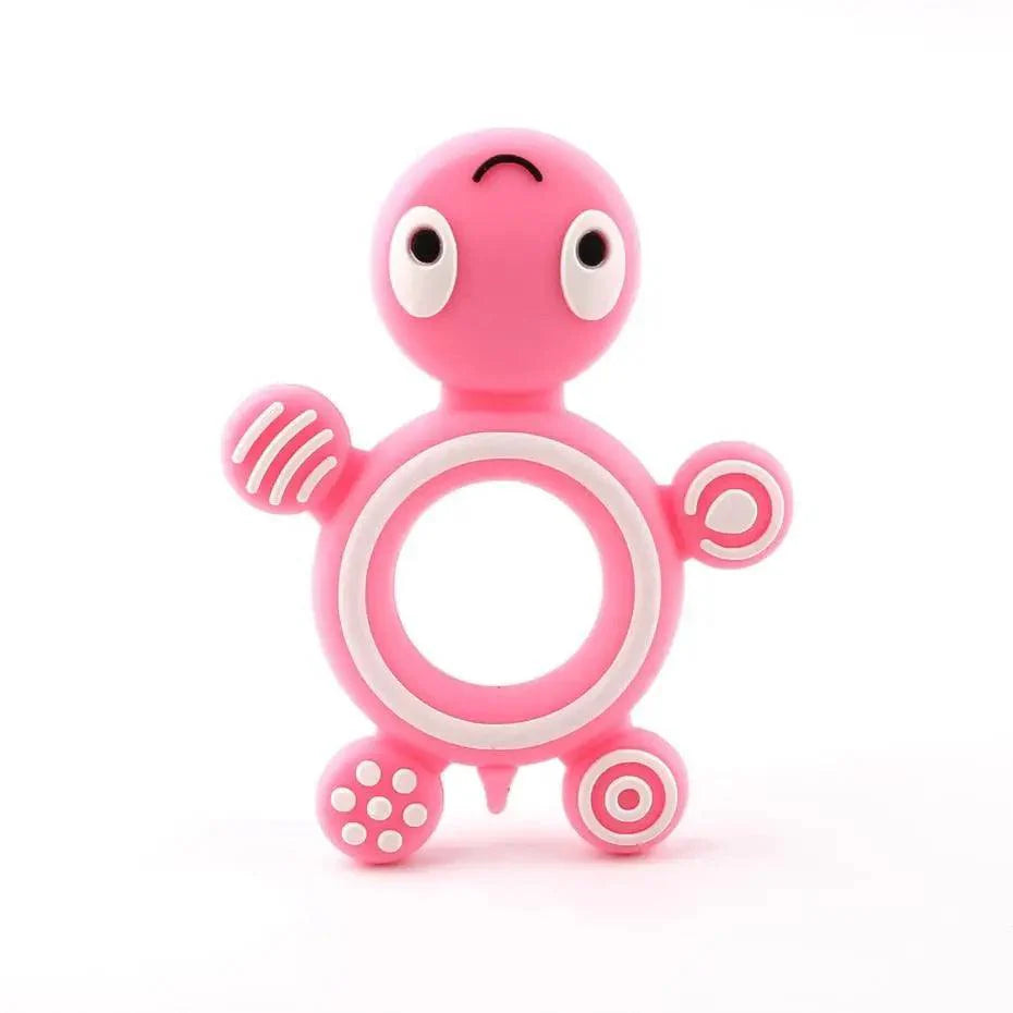 Silicone Baby Teethers Turtle 1PC Food Grade Animal Silicone Tiny Rod Children's Goods Nurse Gift Baby Teether Toys Bite Bites Stevvex