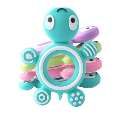 Silicone Baby Teethers Turtle 1PC Food Grade Animal Silicone Tiny Rod Children's Goods Nurse Gift Baby Teether Toys Bite Bites Stevvex